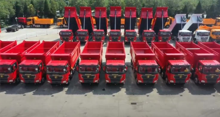 China New Shacman X3000 Dump Truck Delivered To Guinean Mining Bosses.