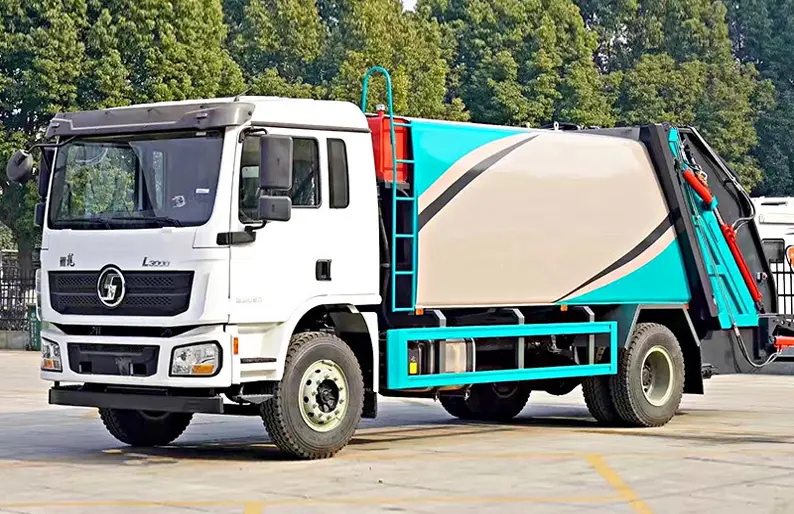 Shacman L3000 Garbage Truck-3
